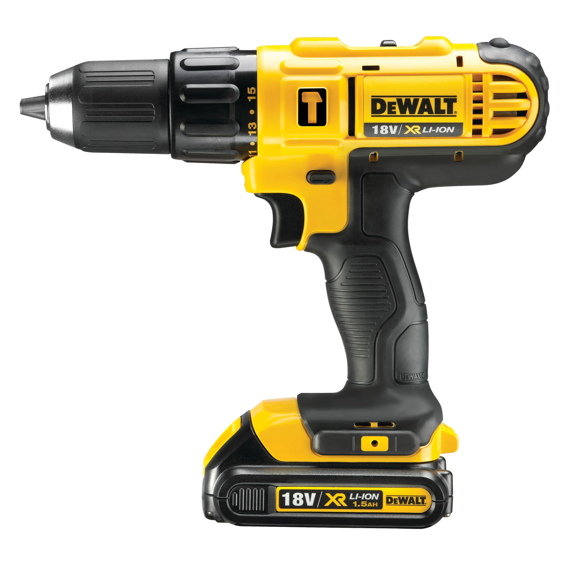 18V XR Li Ion Compact Hammer Drill Driver DEWALT