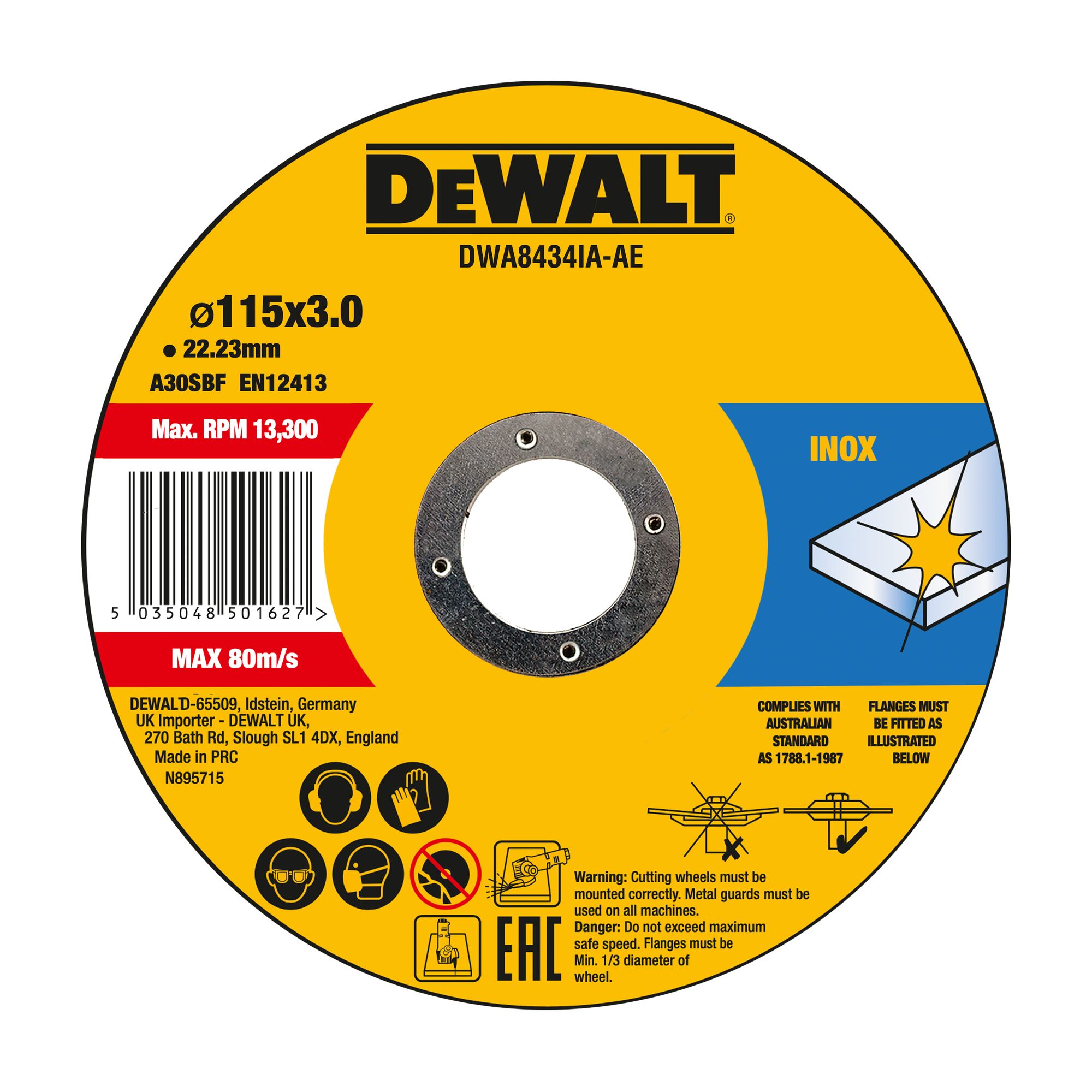 Cutting 2025 wheel dewalt